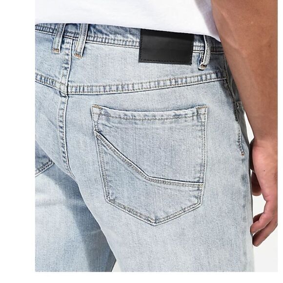 Empyre Verge Tapered Aged Light Wash Skinny Jeans sz 30 EUC - Picture 2 of 7